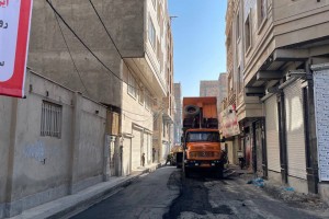 آسفالت مکانیزه &laquo;کوچه شهید خداپرست&raquo;؛ نوزدهمین گام عملی در بازآفرینی معابر فرعی