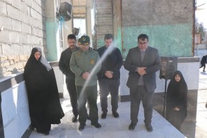 آیین غبارروبی و گل&zwnj;افشانی گلزار شهدای امامزاده باقر(ع) به مناسبت ایام الله دهه فجر