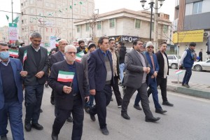 راهپیمایی باشکوه 22 بهمن؛ تجلی وحدت، اراده و ایستادگی مردم شهر صالحیه و گلستان