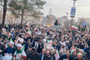 راهپیمایی باشکوه 22 بهمن؛ تجلی وحدت، اراده و ایستادگی مردم شهر صالحیه و گلستان