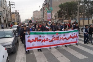 راهپیمایی باشکوه 22 بهمن؛ تجلی وحدت، اراده و ایستادگی مردم شهر صالحیه و گلستان