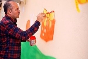 اجرای پروژه زیباسازی جداره&zwnj;های فرهنگسرای شهید امامی