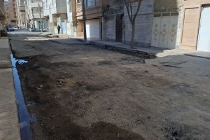  آغاز عملیات تخریب و زیرسازی آسفالت کوچه نگارستان ششم
