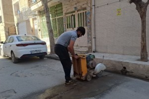 آغاز عملیات تخریب و زیرسازی آسفالت کوچه نگارستان ششم