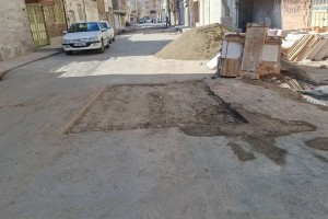  آغاز عملیات تخریب و زیرسازی آسفالت کوچه نگارستان ششم