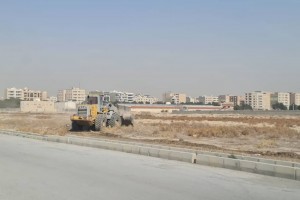  پاکسازی و نخاله&zwnj;برداری زمین&zwnj;های بایر انتهای خیابان ولیعصر(عج)