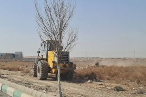  پاکسازی و نخاله&zwnj;برداری زمین&zwnj;های بایر انتهای خیابان ولیعصر(عج)