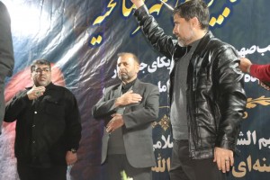 سنگ تمام مردم غیور و بیدار صالحیه در پنجمین شب عزا
