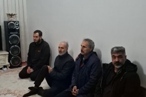 دیدار شهردار صالحیه و امام جمعه شهرستان بهارستان با خانواده معظم شهید حمیدرضا خانی