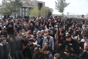  تشییع باشکوه پیکر مطهر شهید &laquo;حمیدرضا خانی&raquo; بر دوش مردم قدرشناس