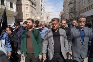  تشییع باشکوه پیکر مطهر شهید &laquo;حمیدرضا خانی&raquo; بر دوش مردم قدرشناس