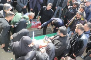  تشییع باشکوه پیکر مطهر شهید &laquo;حمیدرضا خانی&raquo; بر دوش مردم قدرشناس