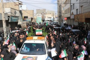  تشییع باشکوه پیکر مطهر شهید &laquo;حمیدرضا خانی&raquo; بر دوش مردم قدرشناس