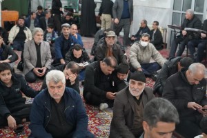 پیکر شهید محمد نقوی میهمان مسجد صاحب الزمان(عج) 