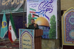 حماسه وحدت در &laquo;بهارستان&raquo;؛ خروش مردم صالحیه و گلستان در آخرین جمعه رمضان علیه تروریسم بین&zwnj;الملل