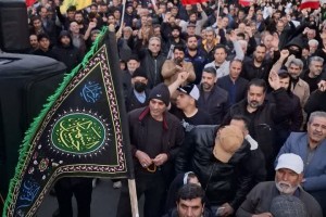 حضور آگاهانه و دشمن&zwnj;ستیزانه مردم صالحیه در جوار مسجد صاحب&zwnj;الزمان (عج)
