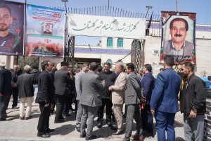  تشییع باشکوه پیکر شهید &laquo;محمد خلخالی&raquo; در شهرستان بهارستان