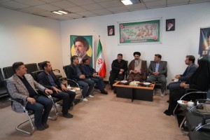 دیدار نوروزی مدیریت شهری صالحیه با امام جمعه بهارستان