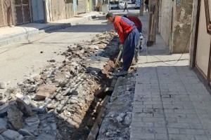  انضباط&zwnj;بخشی به شریان&zwnj;های محلی؛ ترمیم زیرساخت انهار کوچه والفجر غربی هفتم