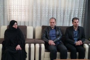  دیدار مدیریت شهری صالحیه با خانواده شهید سرافراز هوافضا، سرهنگ پاسدار اصغر آقازاده