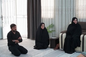  دیدار مدیریت شهری صالحیه با خانواده شهید سرافراز هوافضا، سرهنگ پاسدار اصغر آقازاده