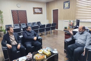دیدار مسئولان شهری صالحیه با رئیس دادگستری شهرستان بهارستان