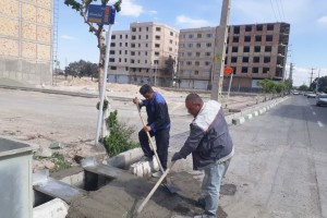 نوسازی جایگاه&zwnj;های مخازن پسماند سطح شهر؛ واحد امانی شهرداری صالحیه آستین همت بالا زد
