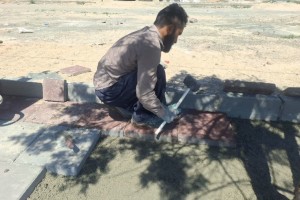 عملیات پیاده&zwnj;روسازی در خیابان 9 دی؛ مهندسی آرامش در معابر شهری  