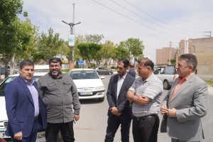 پایش میدانی گره&zwnj;های ترافیکی ورودی صالحیه با حضور دادستان بهارستان و مدیریت شهری