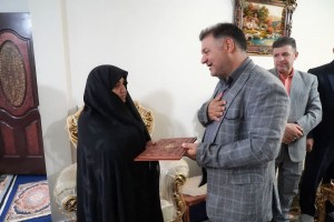 دیدار مدیریت شهری صالحیه با خانواده معظم شهید والامقام &laquo;محمد نقوی