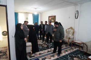 دیدار مدیریت شهری صالحیه با خانواده معظم شهید والامقام &laquo;محمد نقوی