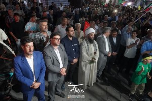 شلیک موشک&zwnj;ها در خلیج فارس، طنین &laquo;لبیک یا خامنه&zwnj;ای&raquo; در صالحیه 