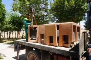 ارتقای سطح بهداشت و انضباط شهری در بوستان لاله؛ 15 باکس زباله بتنی جدید در بوستان لاله نصب شد