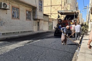  خدمت بی&zwnj;وقفه در رگ&zwnj;های شهر؛ نگارستان نهم، مقصد جدید غلتک&zwnj;های نوسازی شهرداری صالحیه