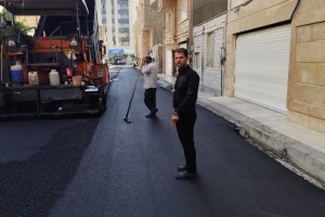  عملیات آسفالت مکانیزه کوچه نگارستان هشتم