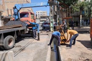 اجرای نهر عرضی در خیابان نگارستان پنجم/ ساماندهی اساسی جداول و آسفالت خیابان نگارستان پنجم در دستور کار معاونت عمران قرار گرفت