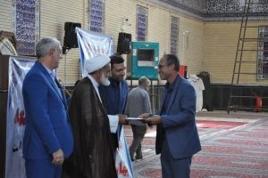 برگزاری نماز جمعه و میز خدمت ادارت بخش گلستان