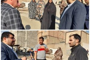 حضور شهردار صالحیه در میان اهالی میلان ها