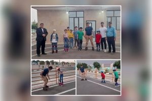 راه اندازی پیست اسکیت در پارک آموزش ترافیک صالحیه