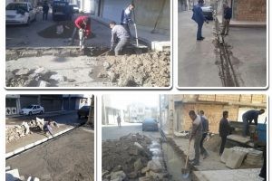 بهسازی و ترمیم جداول ورودی بهارستان سوم