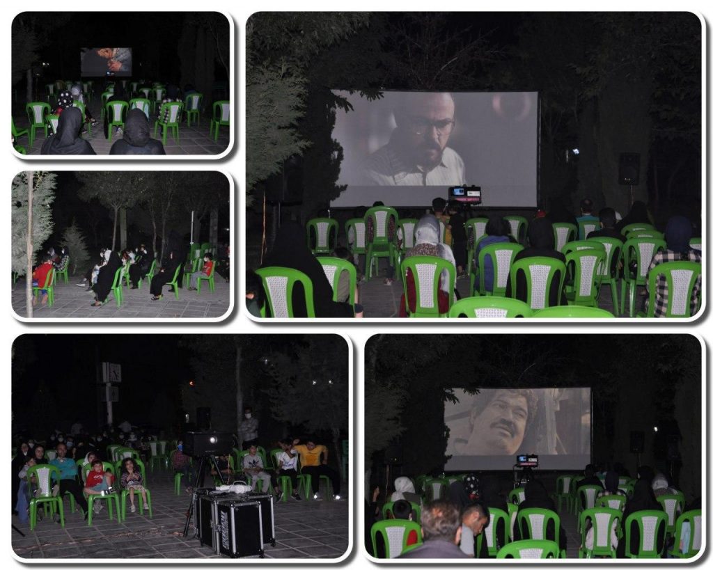 اولین پخش فیلم‌ سینمایی آبادان یازده ۶۰ در بوستان لاله صالحیه