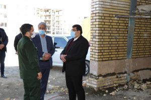 بازدید از نحوه احداث سومین پایگاه مدیریت بحران شهر صالحیه