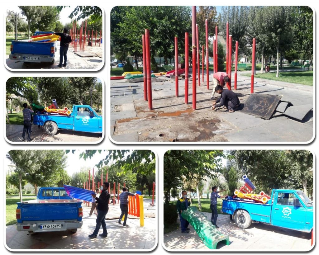 تجهیزات بازی کودکان در پارک لاله نونوار شد