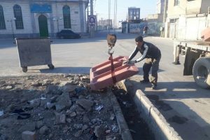 ساماندهی گسترده مخازن زباله در شهر صالحیه