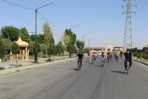 برگزاری دومین دوره مسابقات دوچرخه سواری شهر صالحیه به مناسبت دهه کرامت