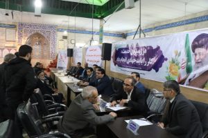 میز خدمت و دیدار مردمی مسئولین شهر صالحیه و شهرستان بهارستان با شهروندان