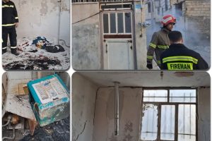 انفجار یک منزل مسکونی در صالحیه بر اثر نشت گاز