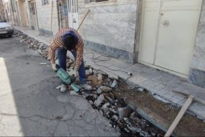 شروع بازسازی جداول فرسوده معابر شهر صالحیه
